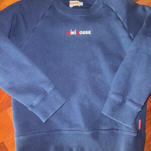 Miki House Kids Navy Sweatshirt